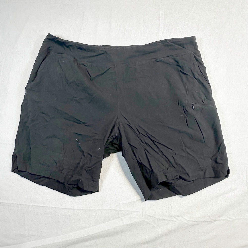 Mountain Hardwear Black Cargo Pocket Hiking Trail Shorts Men‎ 2X Casual Gorpcore